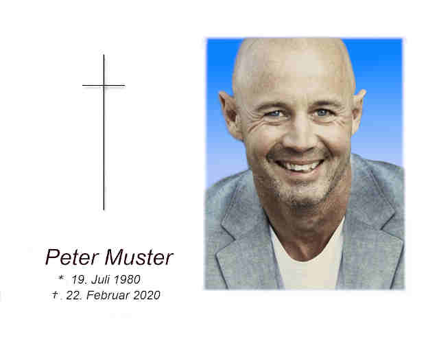 Peter Muster Sterbebild komp